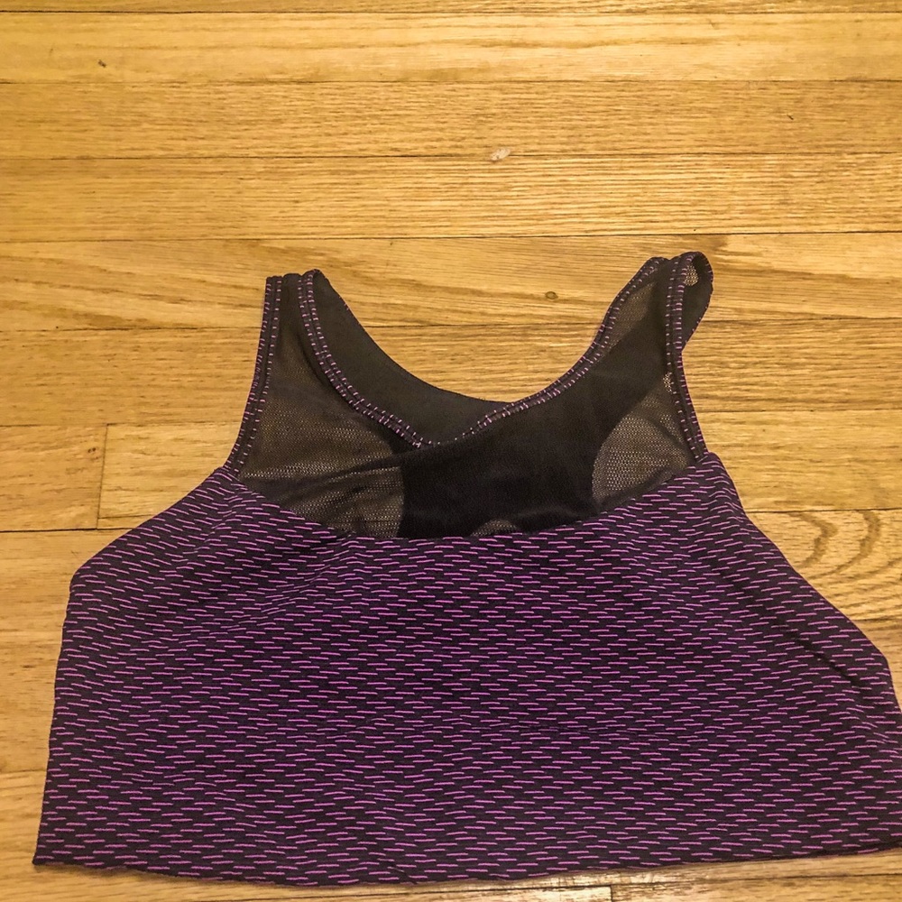 Lululemon night neck mesh top sports bra